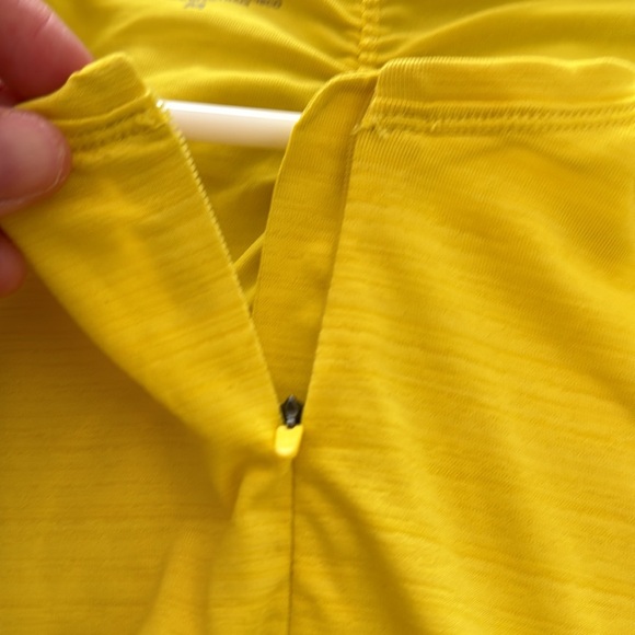Athleta Bright Yellow Rash Guard Sun Shirt UPF - Picture 6 of 7